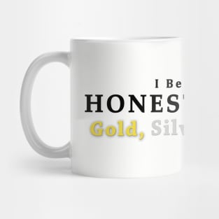 Gold Silver and Bitcoin Mug